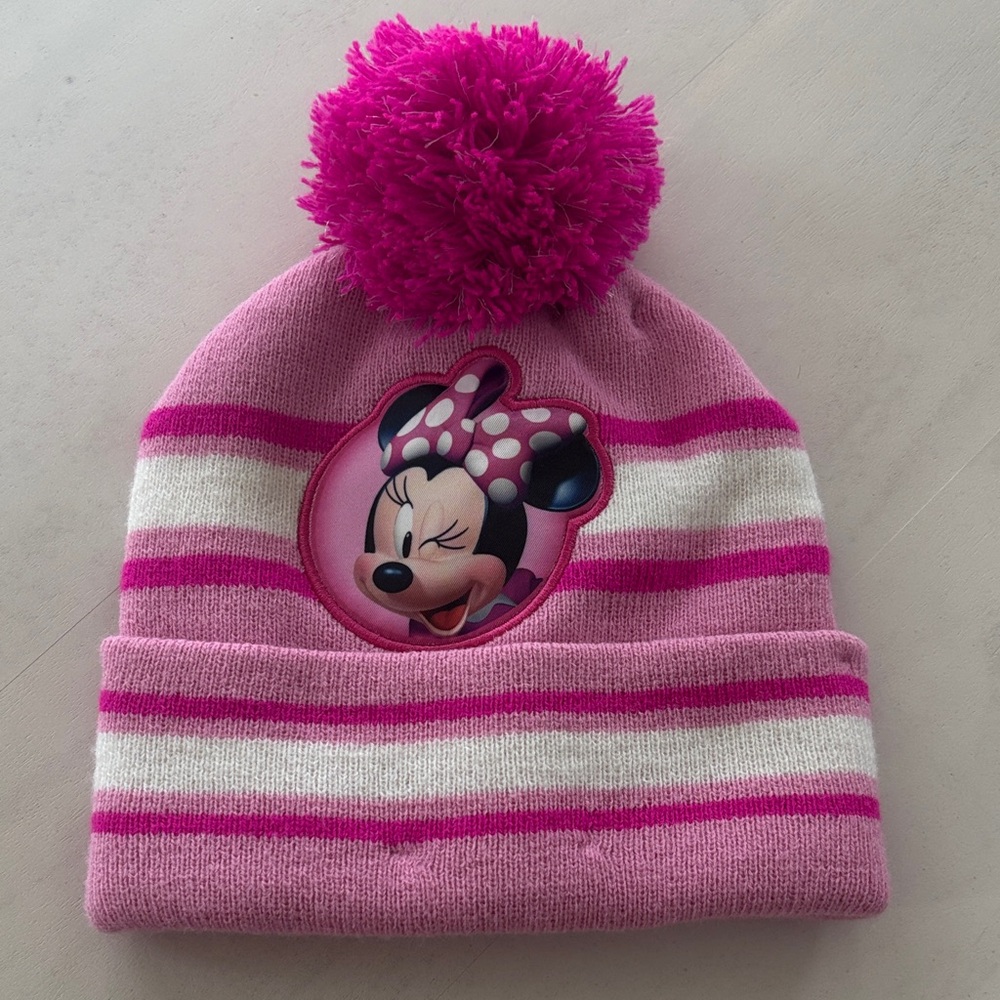 Disney Pink Minnie Mouse Kids Hat